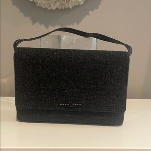 Black Wool Handbag